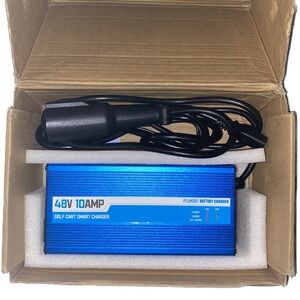 Flngr 48 Volt 10 Amp Golf Cart Battery Charger for EZGO 1996-2024 Golf Club Car